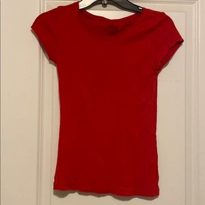 Red Fitted Tee Shirt From PEACOCKS Uk UK 10